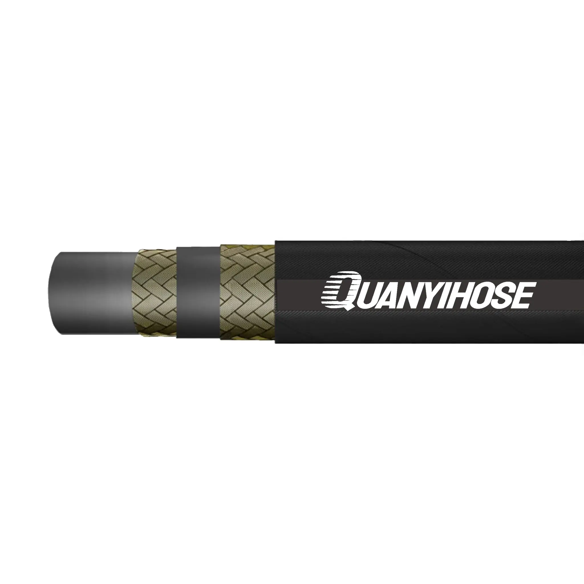 SAE 100R2 / EN853 2SN Two-Wire Braided Hydraulic Hose
